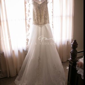 Allure Wedding Dress Size 10-12 - image 1